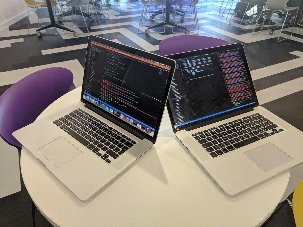 Sea of red? the #typescript team must be sitting here. Globex! <a href="/dazneng/">DAZN Engineering</a>