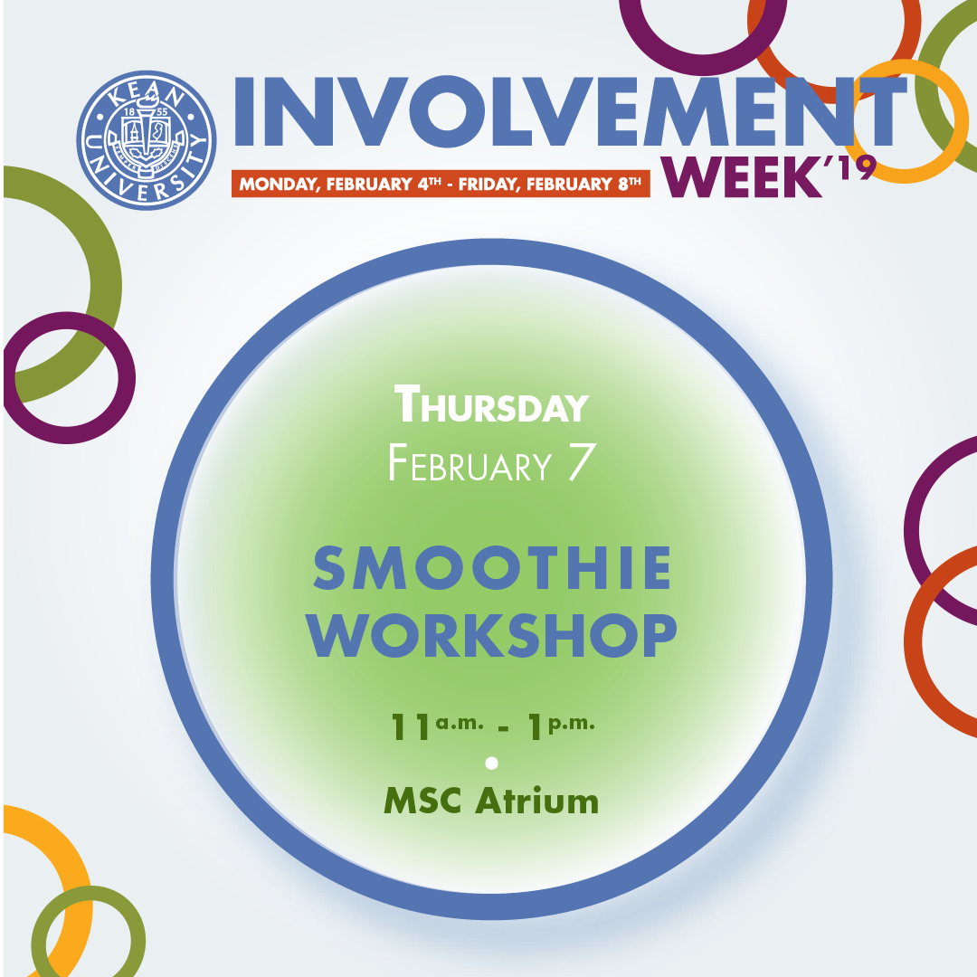 Stop by the MSC Atrium today for a fresh, healthy smoothie to fuel up for your day!
