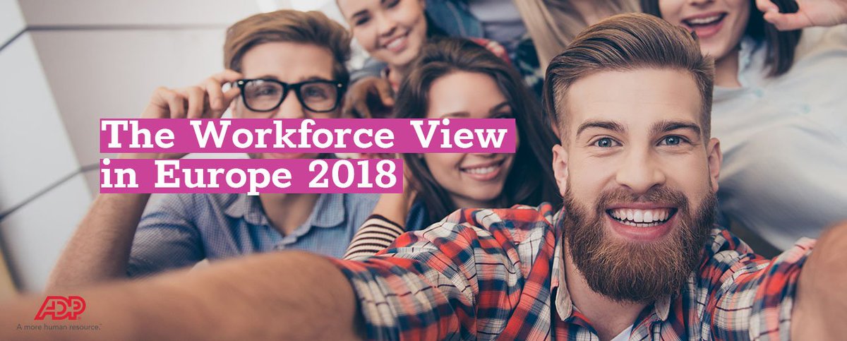 ADP_FR's tweet photo. #WorkforceView2018 Les employeurs doivent investir dans la #motivation de leurs collaborateurs pour susciter leur adhésion, les retenir et être plus performants !
🔗 https://t.co/5HYMIpxQjz https://t.co/D9CDIlXNE1
