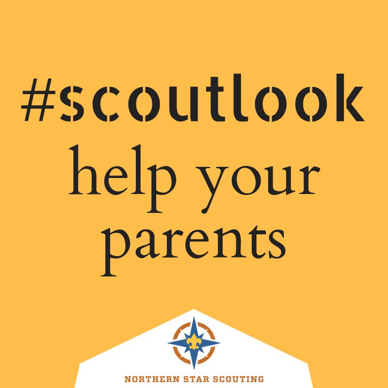 NorthernStarBSA's tweet photo. #scoutlook on life: do a chore for someone without them knowing https://t.co/cbFLqGN73w