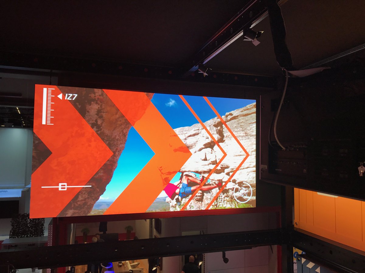 SharpDisplay's tweet photo. Are you at the @ISE_Show? Then come by our stand 5-R20 &amp; meet our brightest choice for premium #visualexperiences - NEC #laser #projector PH3501QL! #ISE2019 https://t.co/1SP213QnbA