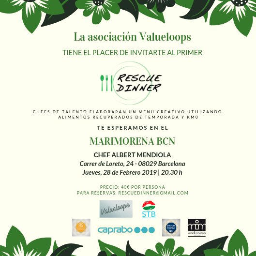 siamotutteB's tweet image. Get your spot at the first #rescuedinner siamotutteblogger.com/reserva-rescue… @caprabo @MARIMORENAREST @Madrid_RestSost @Valueloops1