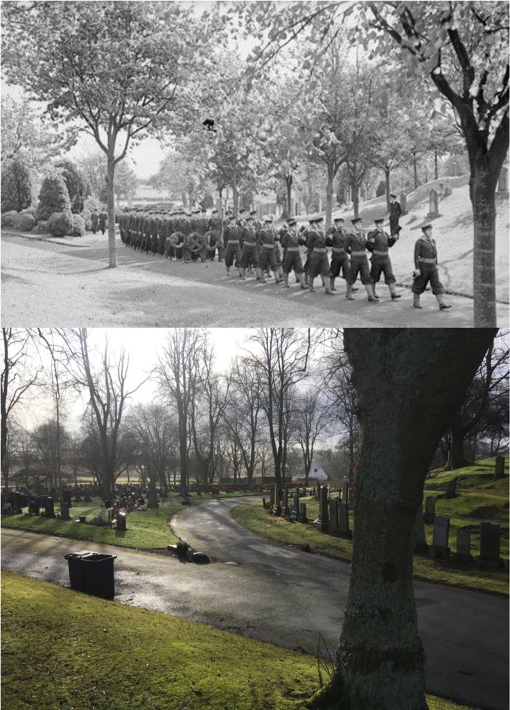 PaMemorial's tweet photo. Philippa Campsie lives in Toronto, & is the G/N of @perthacademy FP Jack Sieber who died in 1917. Huge TY to her for helping to tell the story of one of the people whose grave I visited on Tue at "...a little wooded cemetery along the north bank of the Forth." #TeamFoF https://t.co/WYKwZHw7WM