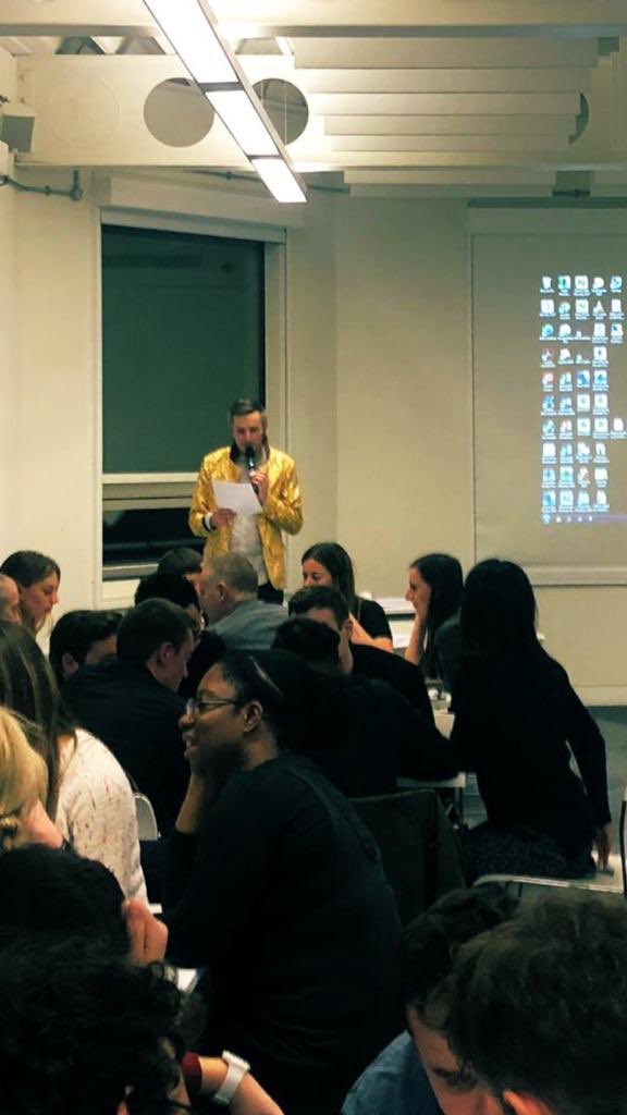 Paul_Jones_1983's tweet photo. Last night ‘THE FLYING BUTTRESS’ held its pub quiz @AHMMArchitects in aid of @ClubPeloton & #cycletomipim raising a whopping £1200 for @Coram & #themagpieproject great fun had by all with yours truly donning the famous gold jacket
https://t.co/nhQPSwTAUK https://t.co/lvyBi3eDnq
