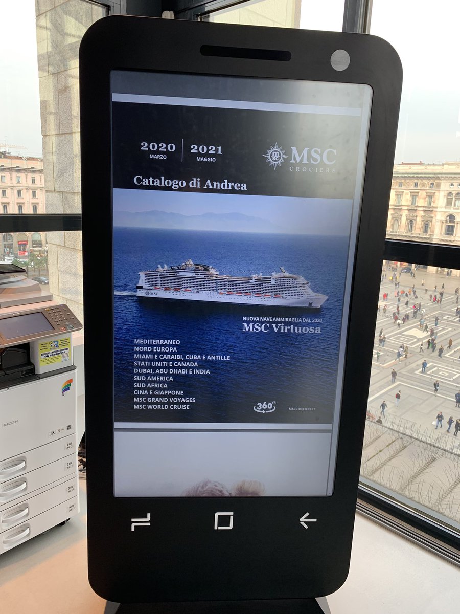 Scardu73's tweet photo. Complimenti ad @MSC_Crociere per l’innovazione e la crescita degli ultimi anni presentati con il nuovo catalogo 2020 20121 in una fantastica location @andreaguanci 👏👏 https://t.co/6KSIMNubuu