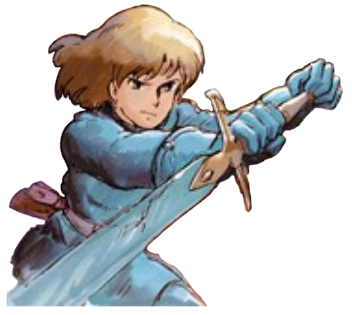 真d Twitterren 剣を構えるナウシカの素材 破壊戦隊デデレンジャー ナウシカ 素材