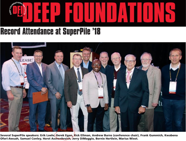 RemGeotechnics's tweet image. Superthrowback, SuperPile18

Reminding us of the importance of safe working platforms. Our Derek Egan was speaking to the DFI in New York last year about piling rig safety.

#ThrowbackThursday #deepfoundations #workingplatforms #leavethegroundtous