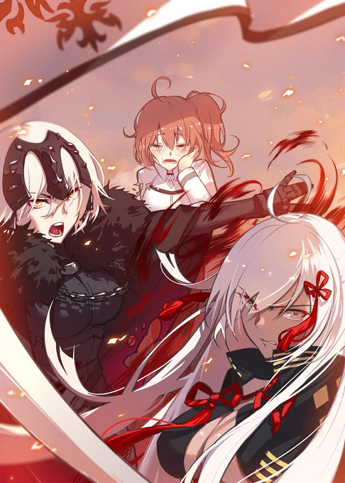 ジャンヌ・ダルク〔オルタ〕 
沖田総司〔オルタ〕
ぐだ子 