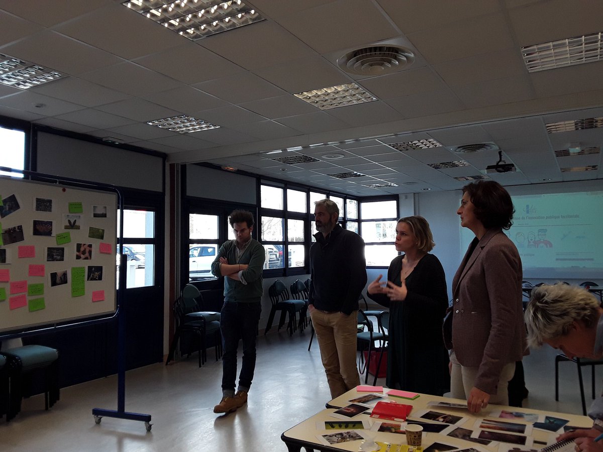 7 février 2019, les collectivités bretonnes se rencontrent et partagent sur #innovationpublique #cnfpt. L'innovation est au coeur du travail collectif de la journée.