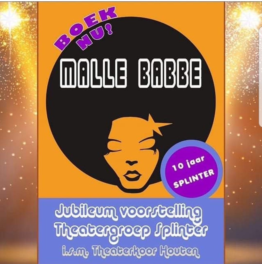 Heb jij al kaarten besteld? Mooie voorstelling in Theater aan de Slinger #jubileum #jaren70 #muziek #theater #swingen  theatergroep-splinter.nl