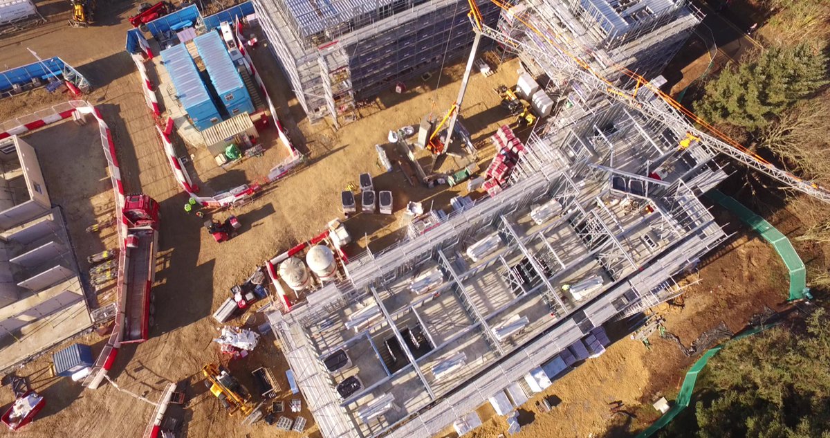 interserve's tweet image. Just a few of the fantastic shots showing the progress of the #MountOswald Project in Durham, where we are constructing the new home for John Snow College and a brand new College.

#MountOswald #Construction #Durham @durham_uni