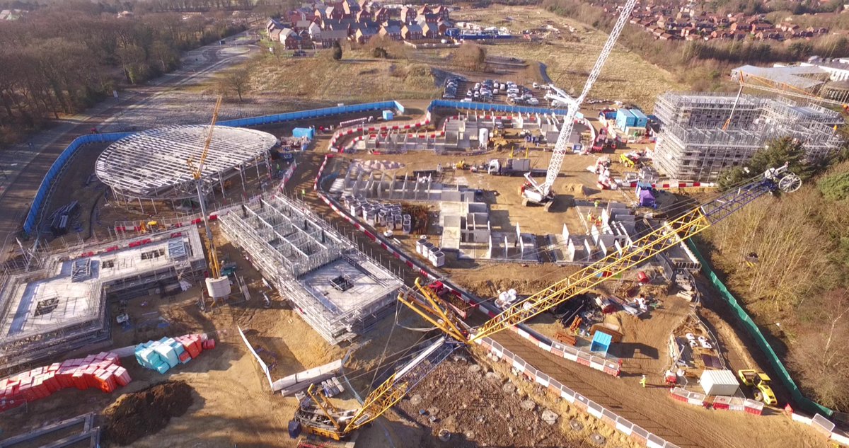 interserve's tweet image. Just a few of the fantastic shots showing the progress of the #MountOswald Project in Durham, where we are constructing the new home for John Snow College and a brand new College.

#MountOswald #Construction #Durham @durham_uni