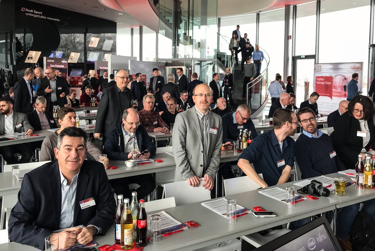 Fujitsu #StorageDays, heute in Neuburg. Los geht’s #storage <a href="/StardustG22/">Stefan Girschner</a>