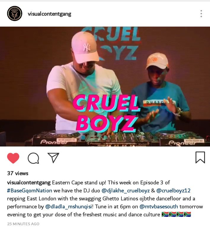 Catch your Boyz on Gqom Nation MTV Base 322 this coming Friday ngo 🕕18:00🔥🔥🔥