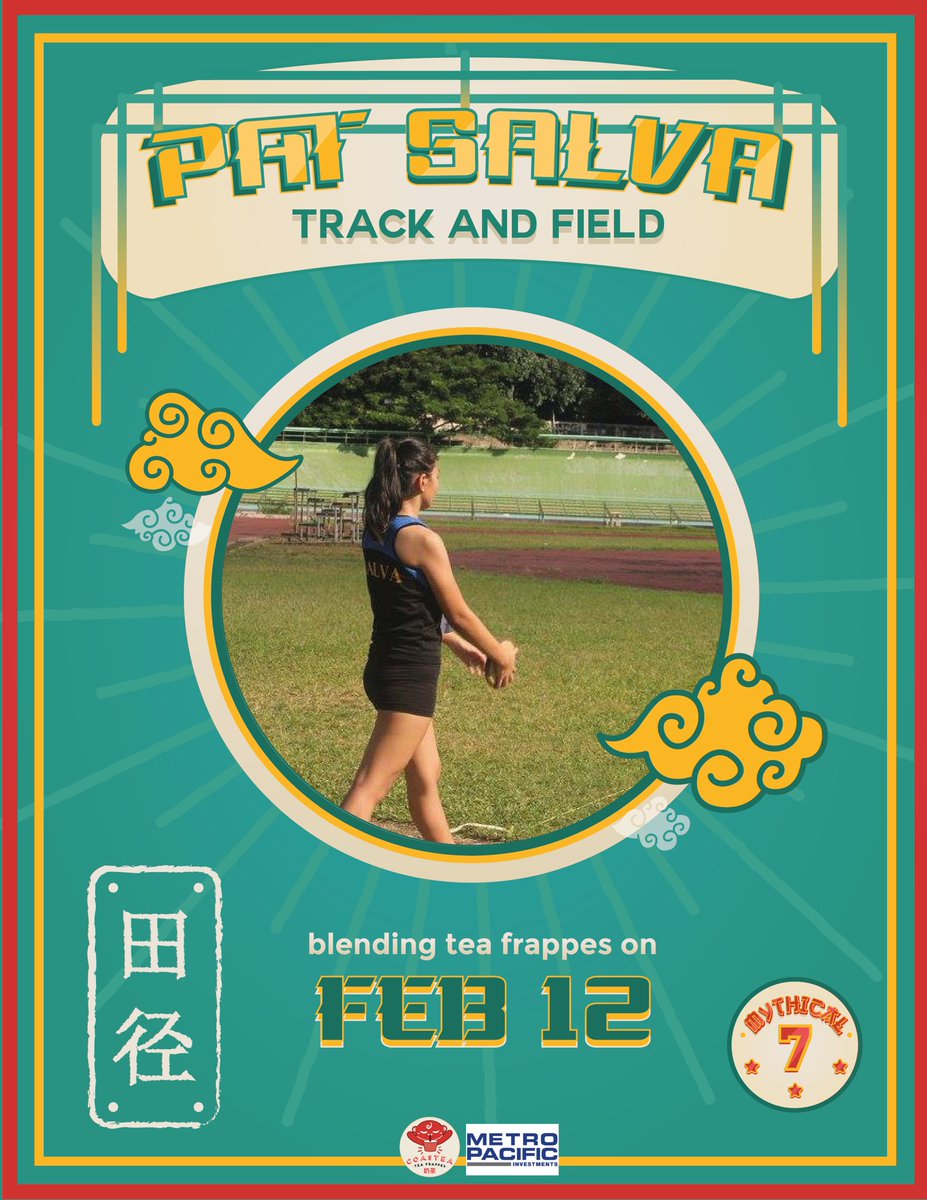 coasteafrappes's tweet photo. Patricia runs like the wind! Winning a bronze medal in the DepEd QC Meet and was the Top 4 in the ISM Meet 2018 for discus throw, this former Track &amp; Field Co-Captain has overcome hurdles and exceptionally reached new heights. 

#TeaForGATC https://t.co/zgKmND7D8N