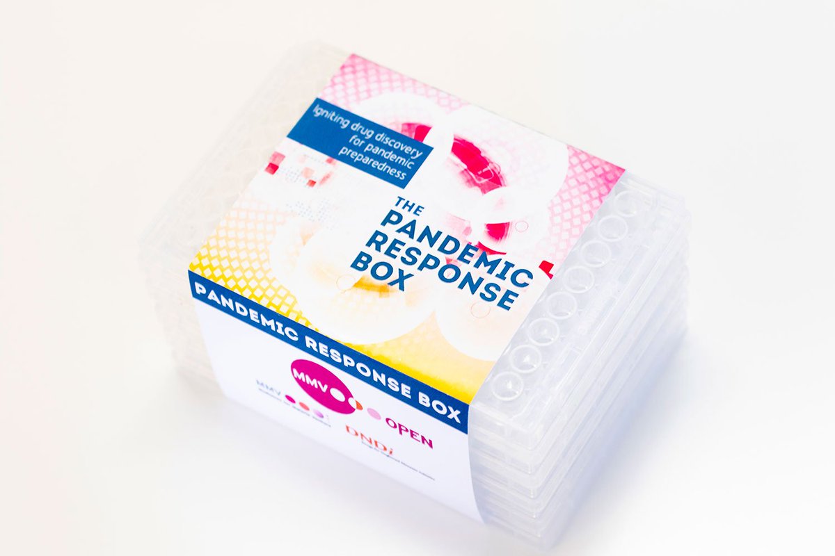 Are you working on #drugdiscovery for infectious & neglected diseases? Together with @MedsforMalaria, we launched the Pandemic Response Box containing 400 structurally diverse antibacterial, antiviral & antifungal compounds. Request a box free of charge: https://bit.ly/2B6LYWA