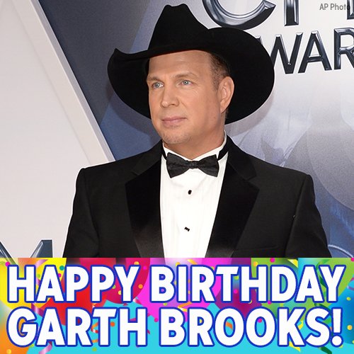 Happy Birthday to country music icon Garth Brooks! 