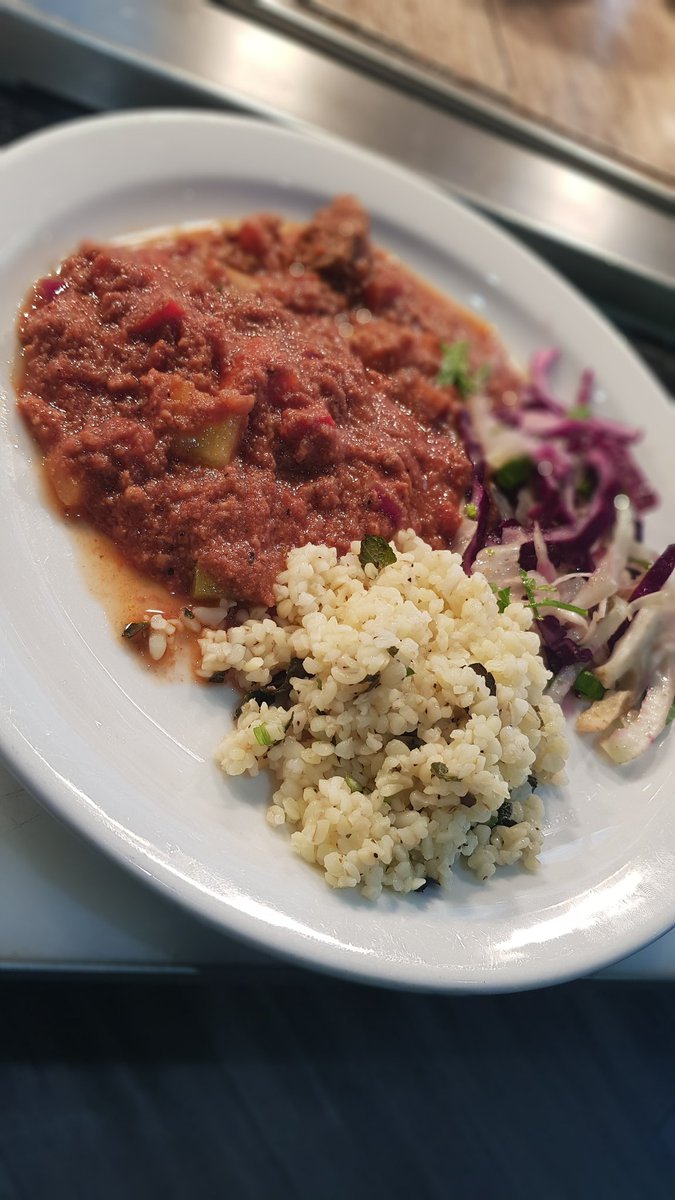 boardwalkcentre's tweet photo. Global Flavour Thursday. Tastes of Lebanon. Beef &amp; Pepper Stew served with Bulgar Wheat Salad and Cumin Marinated Salad @elioruk @Elior_Group #eatwithelior #EliorFoodie #globalflavourthursday https://t.co/QNU1bP4FUO