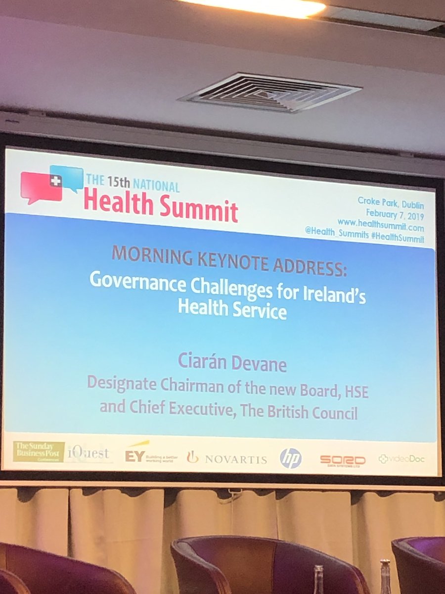 mccoy_chanelle's tweet photo. Topping up the knowledge bank in Dublin @Health_Summits some good stuff from Health Service Executive @ciarandevane let’s see it executed #HSE #needsreform #healthsummit #pharma https://t.co/EUOTTOnYrQ
