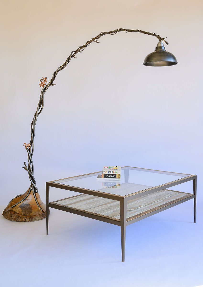 Our floorstanding lamp offers practical lighting and sculptural art in one! Available in sizes and finishes to suit your own living space #Bespokelighting #Design #nefollowers