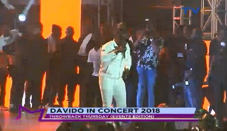 TVCconnect's tweet photo. #Throwback to 2018 #DavidoLiveInConcert. #EntSplash #TBT https://t.co/zf1hLgcV2b