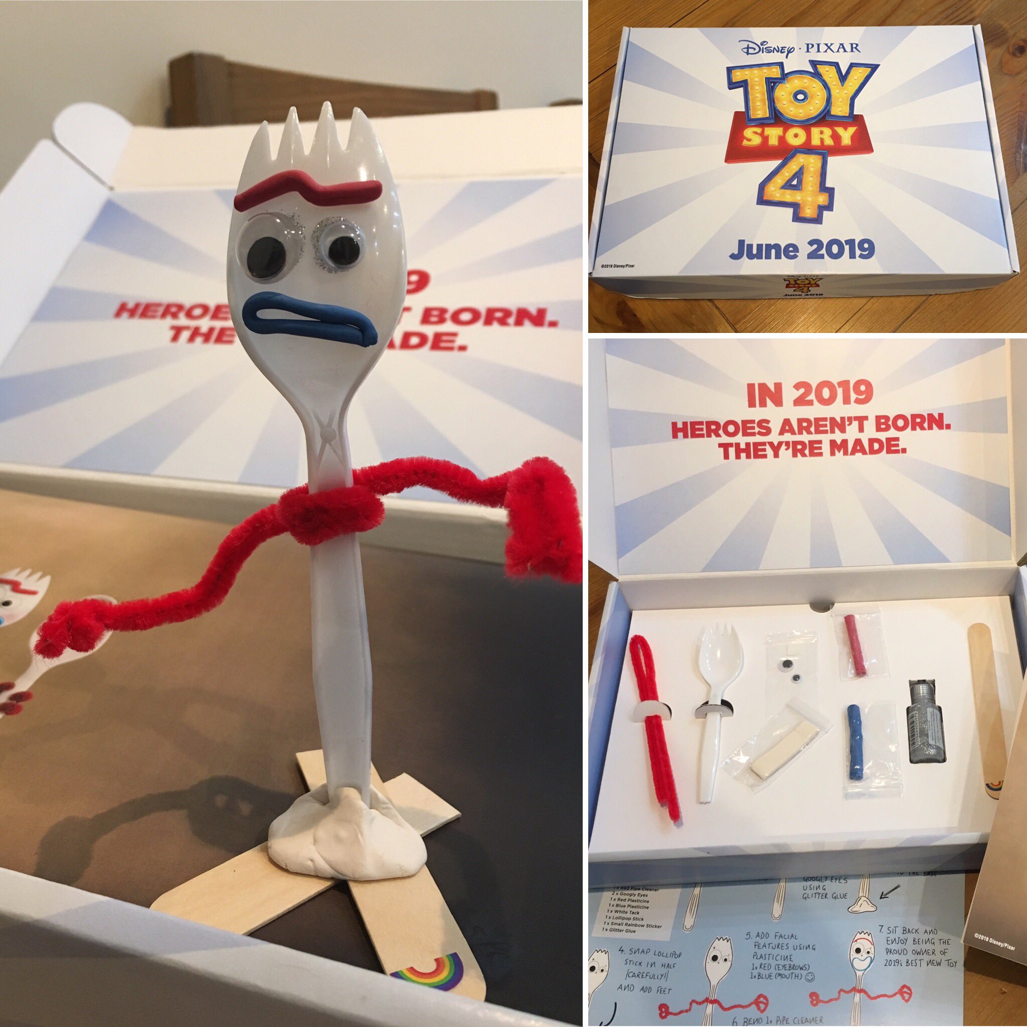 Total Film on X: We've been sent a make-your-own Forky kit for