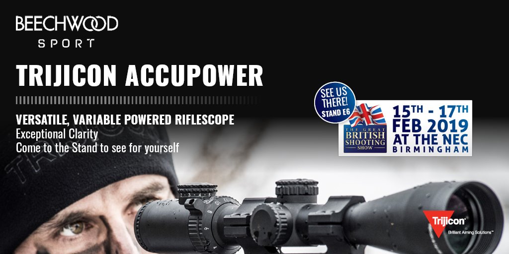 Come and take a look at the exceptional Clarity of the Accupower 1-8 at the <a href="/BritishShooting/">The British Shooting Show</a> Show <a href="/Trijicon/">Trijicon, Inc.</a>