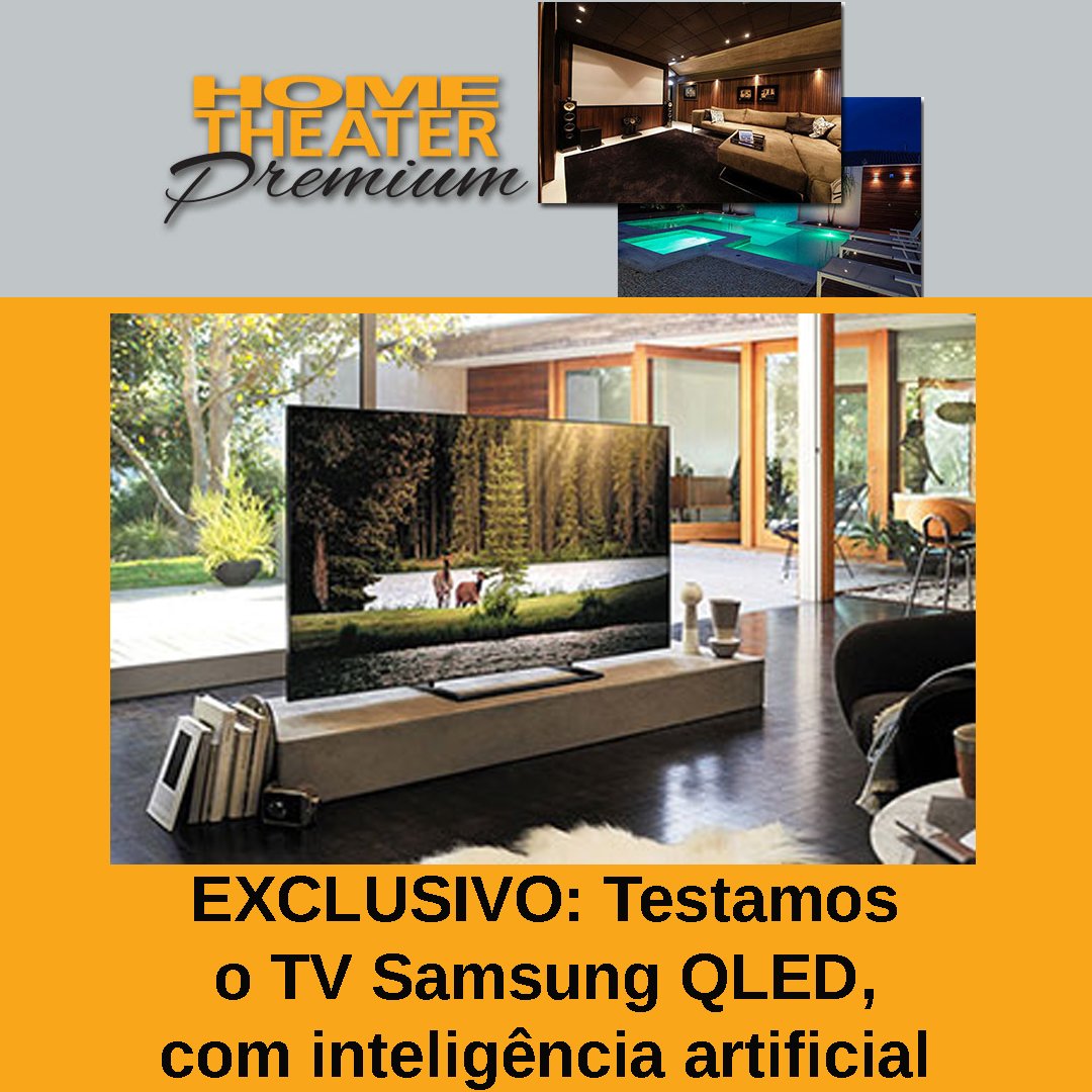htcasadigital's tweet photo. [#HT #PREMIUM] Este é atualmente o #TV mais #sofisticado que a #Samsung comercializa no #Brasil. Foi #avaliado por nossa equipe no final do ano passado, dando sequência a avaliações que temos feito da #tecnologia de pontos quânticos (#QLED) …  https://t.co/e4DzU6zKnR https://t.co/DqlS34JlJK