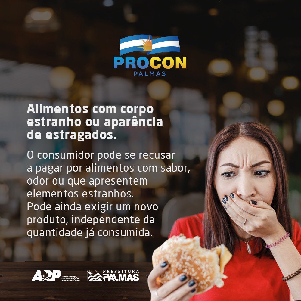 cidadepalmas's tweet photo. Com a rotina corrida, a solução é lanchar fora de casa. Por isso, fique ciente que você pode se recusar a pagar por alimentos estragados e exigir um novo produto, independente do quanto já consumiu.
Esteja atento aos seus direitos! #ProconOrienta https://t.co/fVUQNQ5WHn