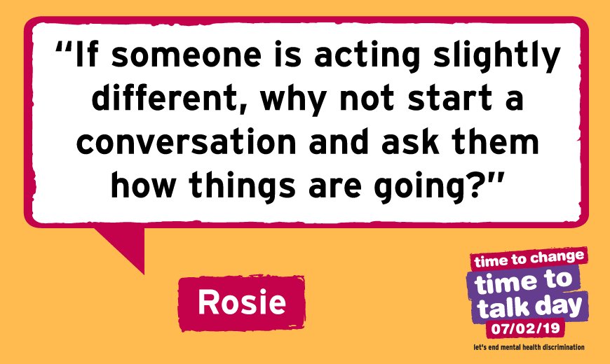 Today is #TimetoTalk Day.  Mental health and stress are the biggest causes of absence from work.

Talk to your staff.  Ask them if they are ok.  Listen to them.  Offer them support.

It’s really as simple as that.  Not only may it help them, but you may also help your bottom line