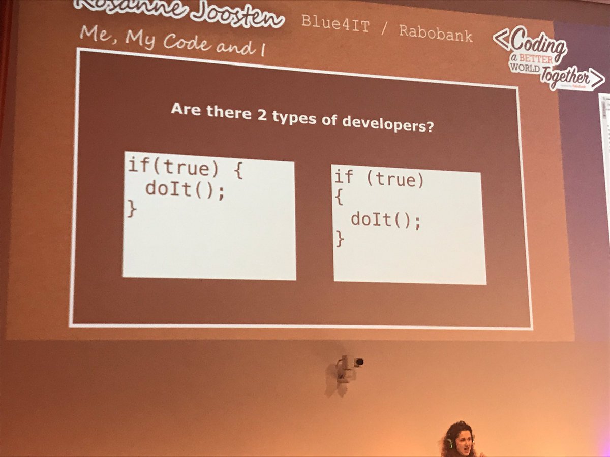 _mvl's tweet photo. There are three types of people: developers and non-developers. #codingwith #unclebobutrecht https://t.co/r5cyrgIowc