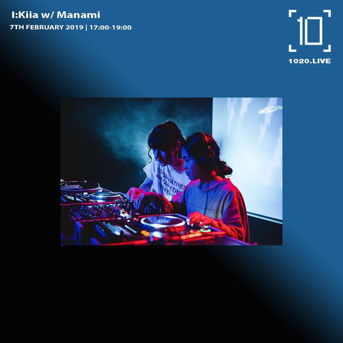 Tune into Kiia’s new monthly radio show on 1020 tonight from 5pm. The awesome Manami. joins Kiia for a b2b mix of dancefloor music to start your weekend right! Thursday is the new Friday right?! 💥