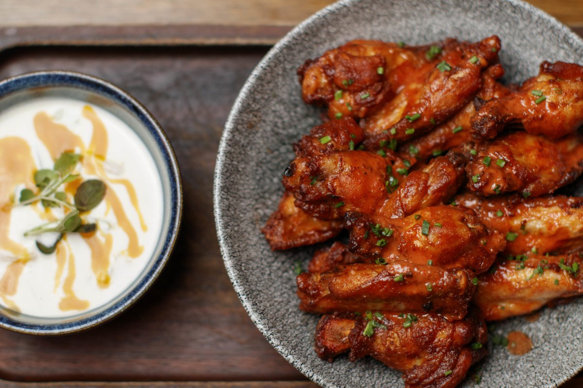 Rotisserie style tandoori chicken wings- simple, but delicious! 
#chickenwings #rotisserieoven #delicious #brasseriesixty6 #brasserie66 #restaurantdublin #dineindublin #chef #cooking #instafood #foodlover #food #foodpics #chefsofinstagram #culinary #eat #chefmode #foodnetwork