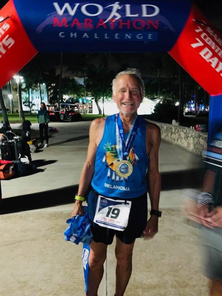 ShanaHightower's tweet photo. #DanLittle did it! He just finished the last marathon in Miami, USA! #7marathons7continents7days ! He ran around the world & our town couldn’t be more proud of him! Great job!!! 🏃🏻♂️ #madillOK #Texoma #inspiration #neverstopmoving https://t.co/bFux1jvINl