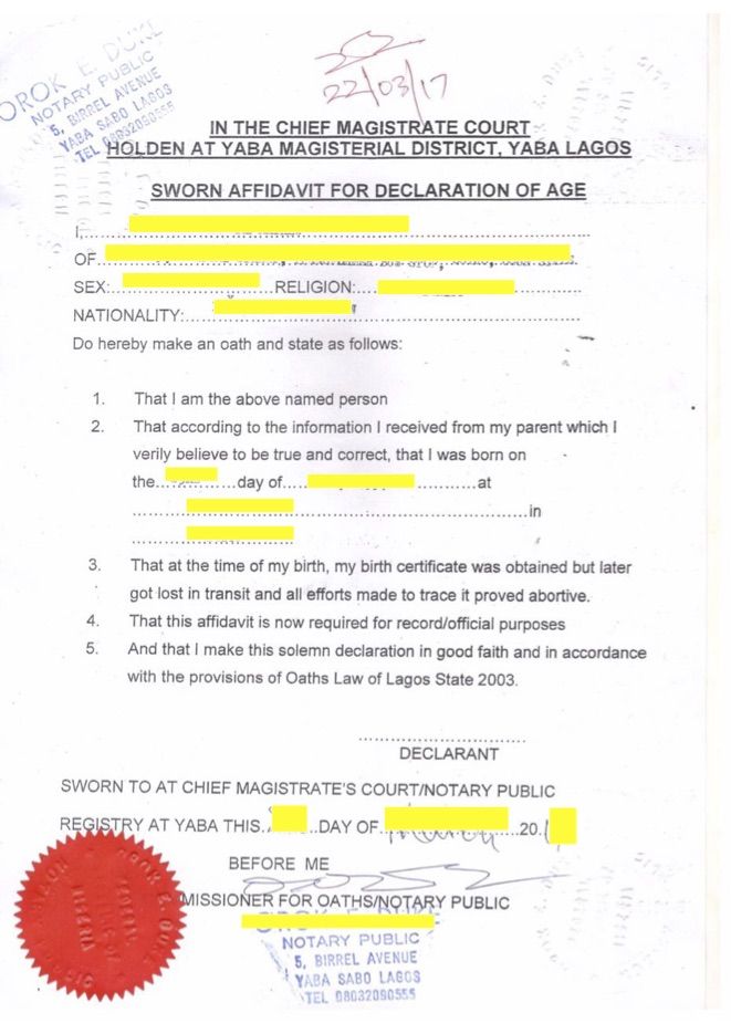 legalforms-on-twitter-how-to-nigerian-age-declaration-sample