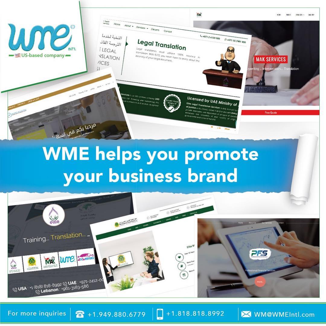 EliteGulf2008's tweet photo. WME, a full service Web Design Agency based in USA, with a team of Logo and Web Designers who can build custom and client-controlled Websites at best prices. Enquire now!
Contact us :
๐ฒ+1 818.818.8992
๐ฒ+97124120000
#Design #Responsive_Web_Design #Dynamic_Websites #CMS https://t.co/pnHGgxC8ju