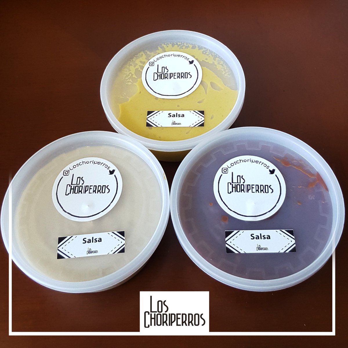 Cada semana además de nuestros Choriperros ofrecemos los Choriextras.

Pedidos al Whatsapp 04127074758.

Son salsas, mojitos, aderezos o picantes.

Esta semana:
1. Salsa picosa de ají dulce Sartenejas.
2. BBQ de papelón con crujientes de tocineta.
3. Mojo de lentejas tostadas.