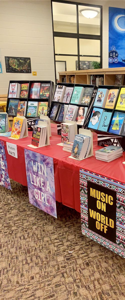 The #scholastic book 📚 fair is here in the #chs Media Center. open 7:30-3:30 ANYONE is welcome: Cash, check, and credit cards accepted.