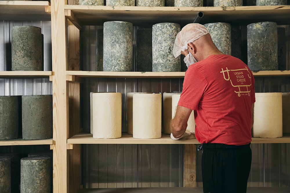 CincinnatiMag's tweet photo. Scott and Andrea Robbins have parlayed their love of cheese—and their neighborhood—into making “cheddar for the better” at @UrbanSteadChees. Read more #fromthearchives
https://t.co/fgJZbVSSzQ https://t.co/LZ1nbQB27C