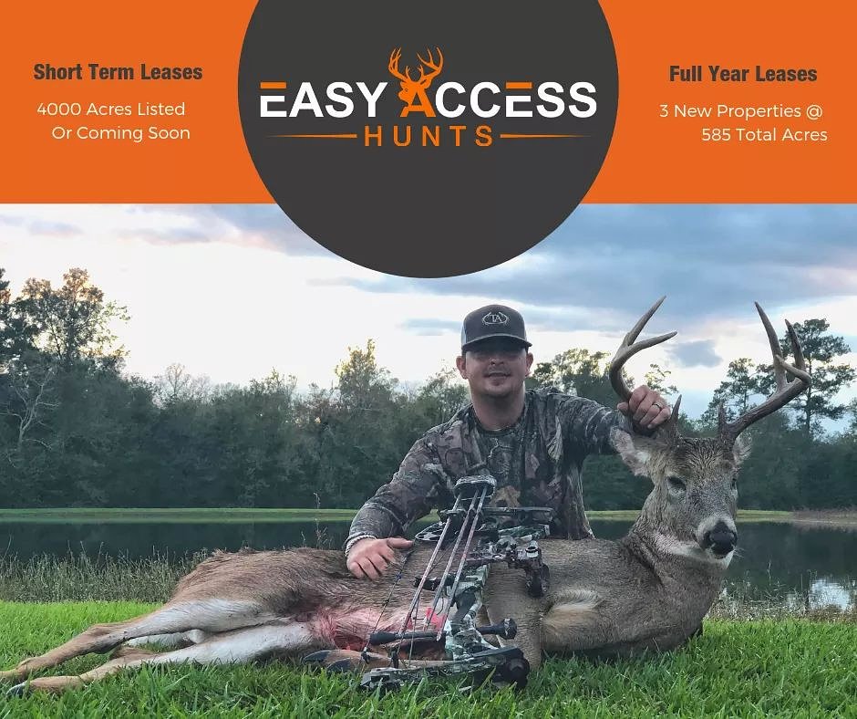 We have contracts out on 3 new properties at 585 total acres for full year leases and for another 1691 acres for short-term leasing that we plan to release to you all on Saturday.

#whitetaildeer #whitetailhunting #gobblegobble #cantstoptheflop #easyaccsshunts #hntinglease