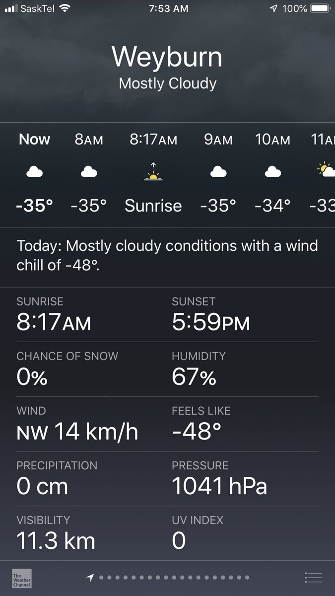 At least the Sun will be up soon...