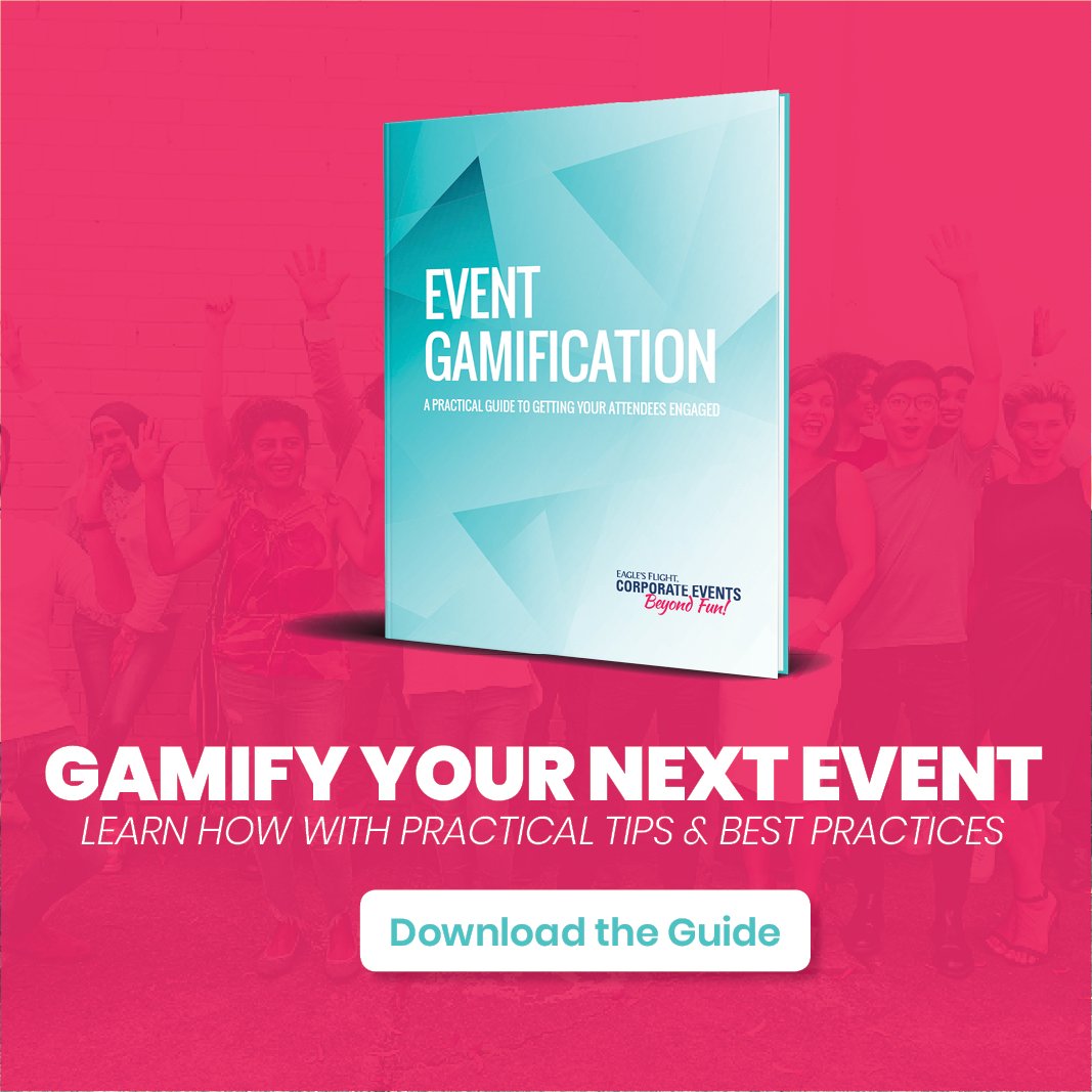 EFcorpevents's tweet photo. [NEW GUIDE] Get Them Engaged: A Practical Guide to Event Gamification! >> https://t.co/wMQaEcl4ri #EventGamification https://t.co/y3fy6WsqdY