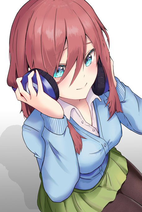 JT URC２枠96番ですさんがTwitterに投稿した中野三玖(五等分の花嫁)のイラスト。