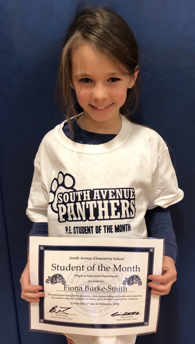 CoachAntalek's tweet photo. Congratulations to our South Avenue PE Students of the Month for January! Jahcier, Mikayla, Leo, and Fiona are four well deserving winners! They exemplify the qualities of a great student! @Tobin_PE @BCSDBulldogs @LauraCahill7 @SouthAvenuePTA https://t.co/Ffsk3CLXKP
