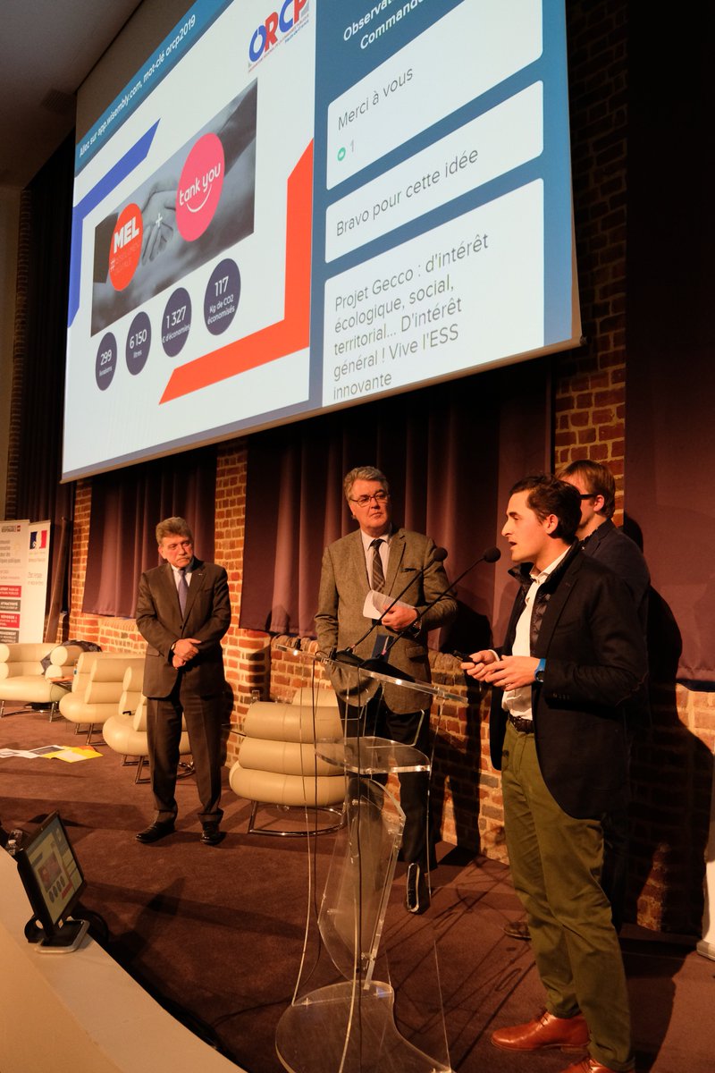 Qui a déposé pour nous un dossier dans la catégorie Innovation ! Toute l'équipe est très fière de cette récompense remise par le préfet des Hauts de France <a href="/prefet59/">Préfecture de la région Hauts-de-France et du Nord</a> et <a href="/jpdelevoye/">jean-paul-delevoye</a>