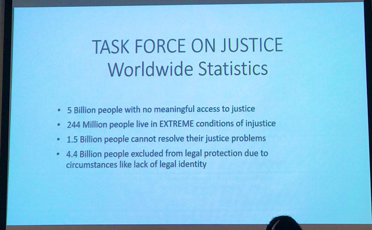 Access to #Justice at glance #justiceHague19 <a href="/nyuCIC/">NYU Center on International Cooperation (CIC)</a>