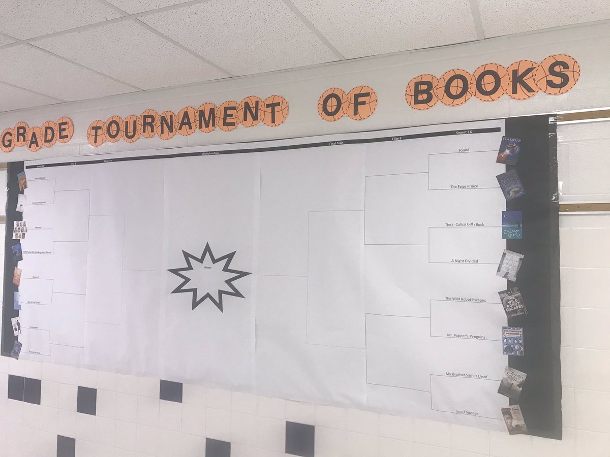 What book will be the winner this year? #tournamentofbooks #40bookchallenge @MsHenry5thGrade @LouAnneMetzger @Lewis2Karen @JennyMello5