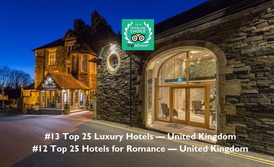 We're extremely proud to announce, we're in the top 25 hotels in the UK in both the Luxury and Romance categories of the TripAdvisor Travellers'Choice awards 2019! 🥂🎉🍾

In fact, we're the ONLY hotel from the NORTH WEST in the Luxury category! 

lakesapplegarth.co.uk