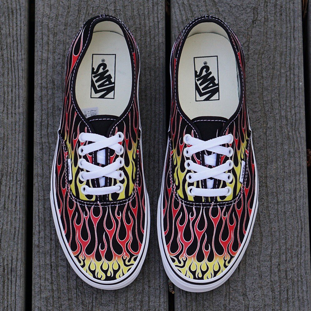 vans mash up flames