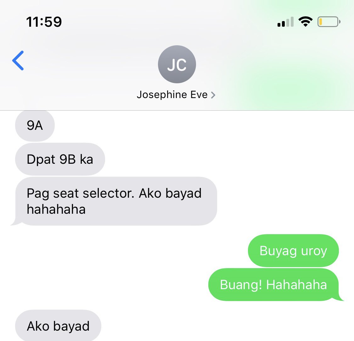 aimeeeable's tweet image. For a 40 min flight @evecatipay you clingy shits